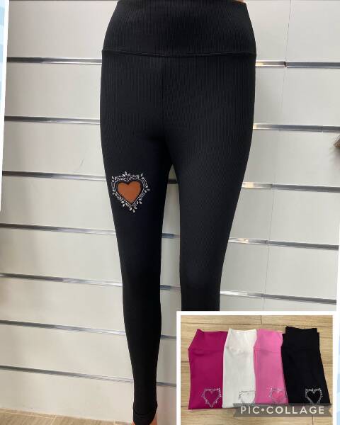 Leginsy damskie 2961 1 kolor XS-XL