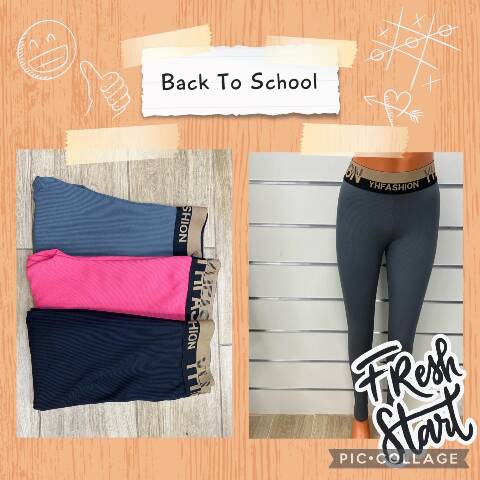 Leginsy damskie 2966 1 kolor XS-XL