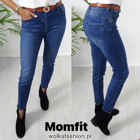 Jeansy damskie 2973 1 kolor XS-XL