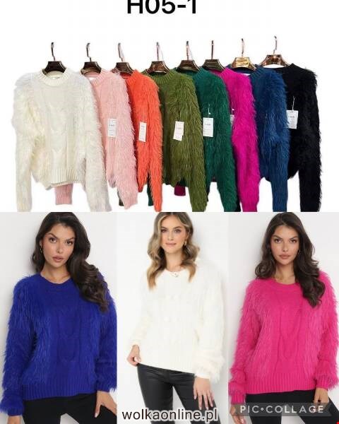 Sweter damskie 3067 Mix kolor Standard