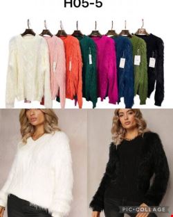 Sweter damskie 3069 Mix kolor Standard