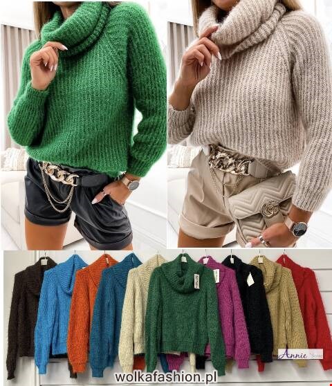 Sweter damskie 3085 Mix kolor Standard