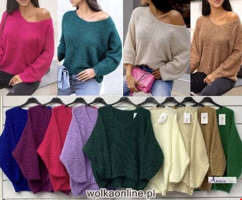 Sweter damskie 3086 Mix kolor Standard