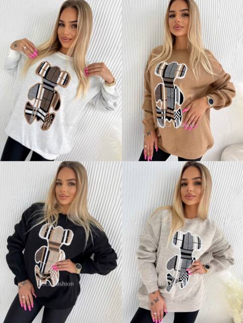 Sweter damskie 3279 Mix kolor Standard (Towar Tureckie) 1