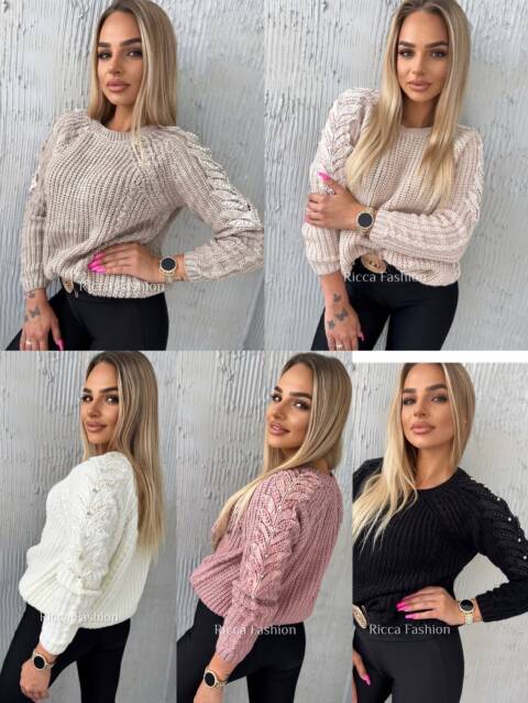 Sweter damskie 3280 Mix kolor Standard (Towar Tureckie) 1