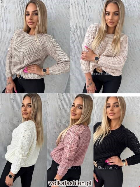 Sweter damskie 3280 Mix kolor Standard (Towar Tureckie)