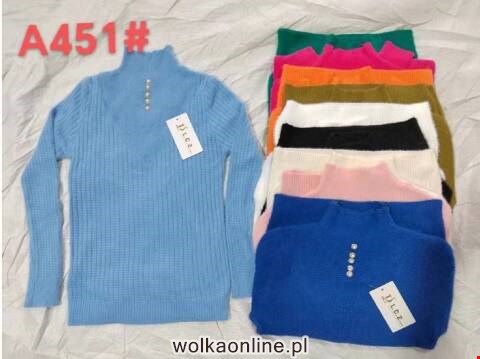 Sweter damskie A451 Mix kolor Standard