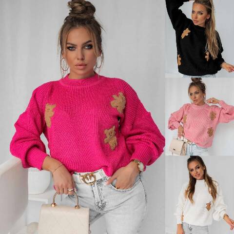 Sweter damskie 3362 Mix kolor Standard (Towar Tureckie) 1