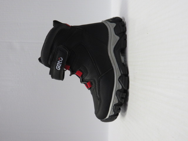 Botki Dziecięce A119 BLACK/RED 26-31