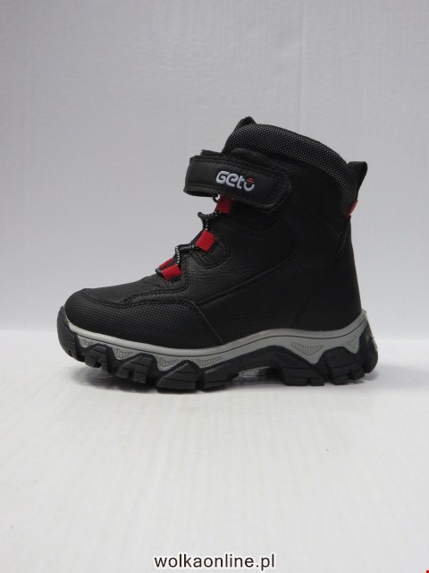 Botki Dziecięce A119 BLACK/RED 26-31