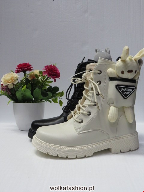 Botki Dziecięce 9987C BLACK/BEIGE/PINK 31-36 1
