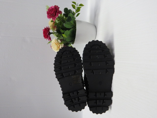 Botki Dziecięce Y153 BLACK/PINK/BLACK PU 25-30 2