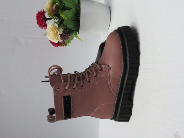 Botki Dziecięce Y162 BLACK/PINK/BLACK PU 25-30 1