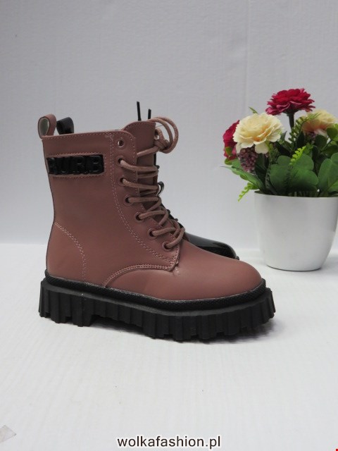 Botki Dziecięce Y162 BLACK/PINK/BLACK PU 25-30 1