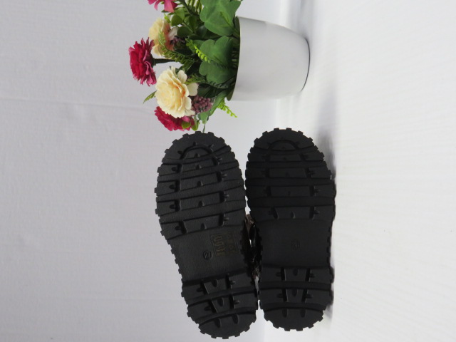 Botki Dziecięce Y162 BLACK/PINK/BLACK PU 25-30 2