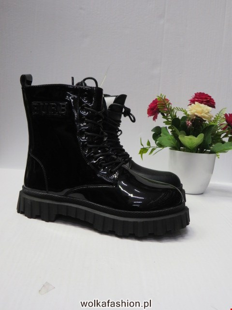 Botki Dziecięce Y163 BLACK/BEIGE/BLACK PU 31-36 1