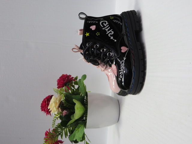 Botki Dziecięce 9981A BLACK/BEIGE/PINK 20-25