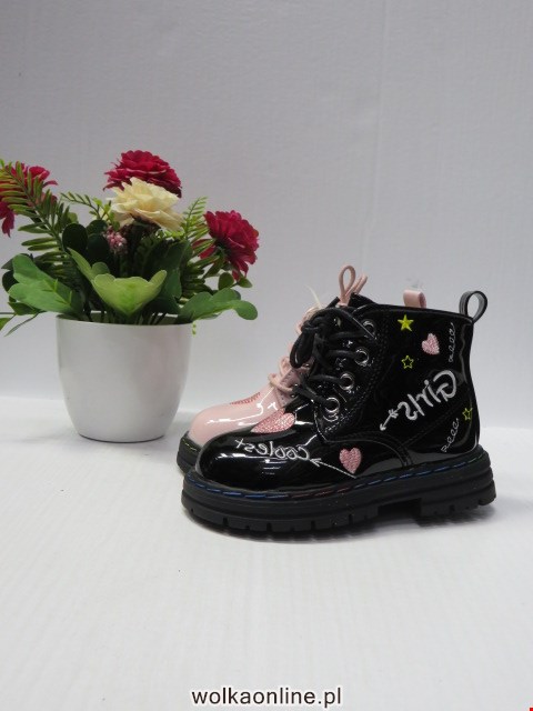 Botki Dziecięce 9981A BLACK/BEIGE/PINK 20-25