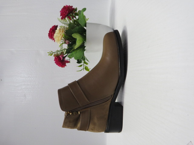 Botki Damskie D7-7 KHAKI 36-41 1