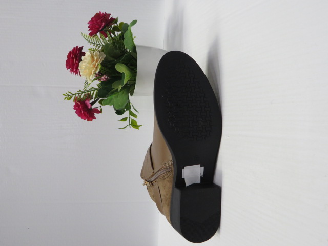 Botki Damskie D7-7 KHAKI 36-41 2