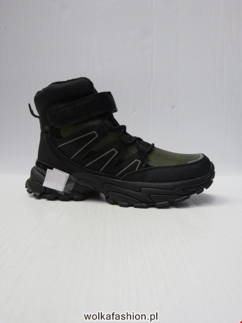 Botki Dziecięce HC387 GREEN/BLACK 32-37