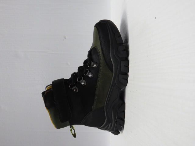 Botki Dziecięce HC366 GREEN/BLACK 32-37