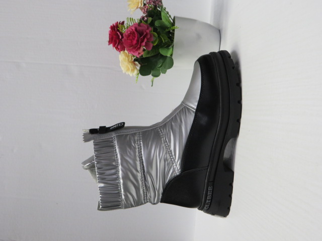 Botki Dziecięce A305 BLACK/SILVER 32-37