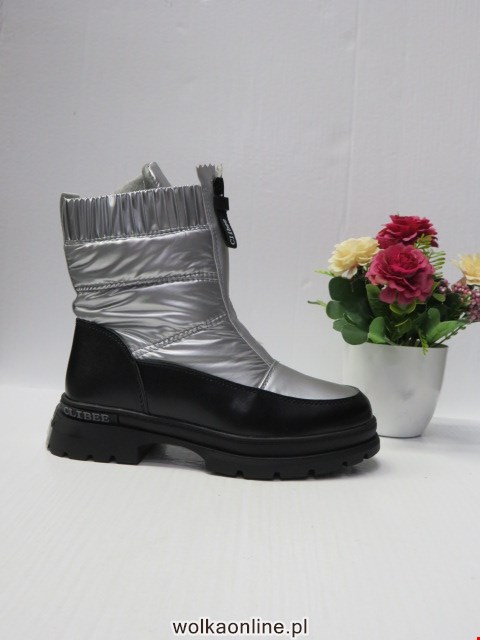 Botki Dziecięce A305 BLACK/SILVER 32-37