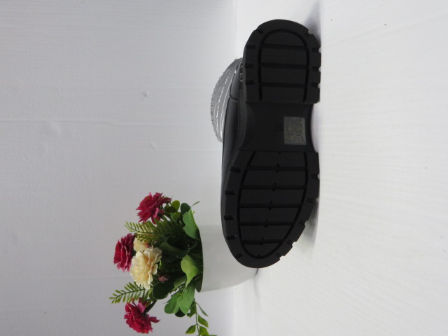 Botki Dziecięce A305 BLACK/SILVER 32-37 2