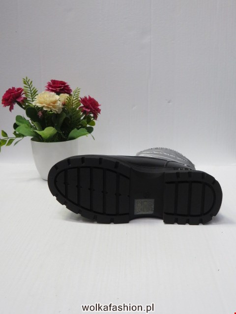 Botki Dziecięce A305 BLACK/SILVER 32-37 2