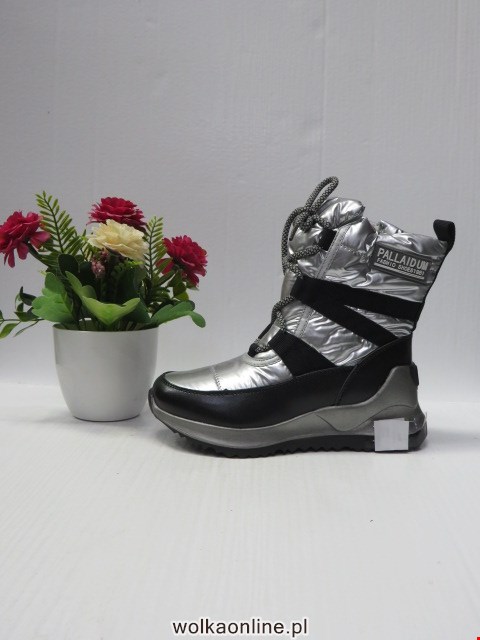 Botki Dziecięce A304 BLACK/SILVER 32-37