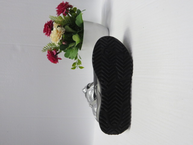 Botki Dziecięce A304 BLACK/SILVER 32-37 2