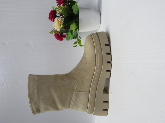 Botki Damskie NB004 BEIGE 36-41