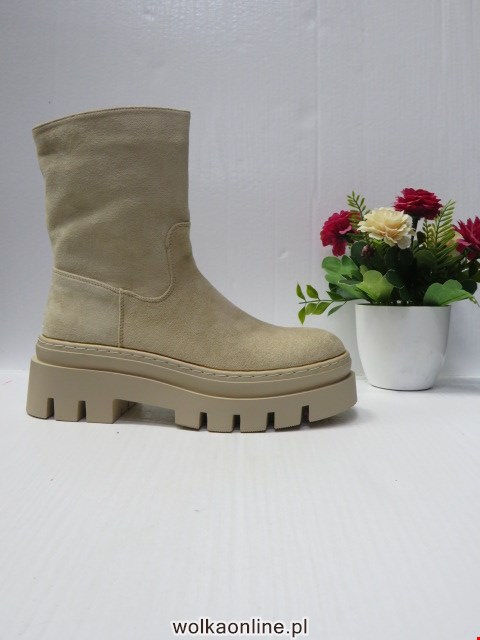 Botki Damskie NB004 BEIGE 36-41