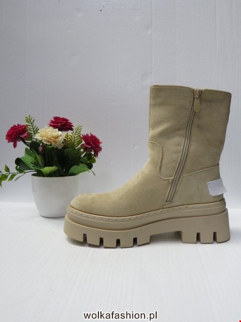 Botki Damskie NB004 BEIGE 36-41 1