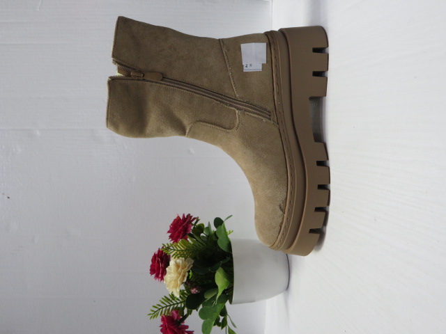 Botki Damskie NB004 KHAKI 36-41 1