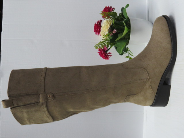 Kozaki Damskie 68180 KHAKI 36-41