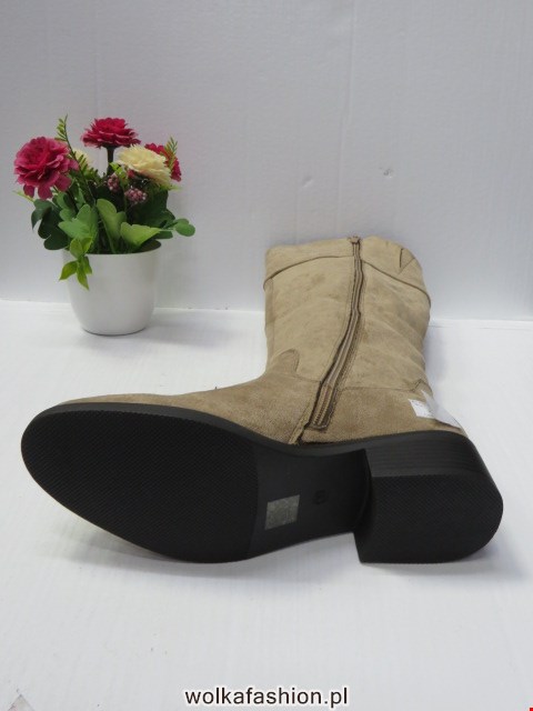 Kozaki Damskie 68180 KHAKI 36-41 2
