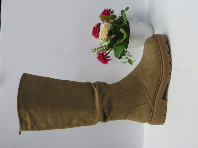 Kozaki Damskie 9164 CAMEL 36-41