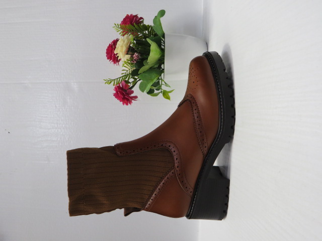 Botki Damskie 1350 BROWN 36-41