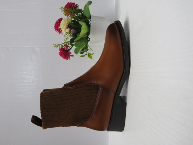 Botki Damskie 1351 BROWN 36-41