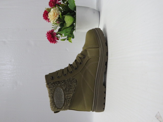 Botki Damskie 8121 KHAKI 36-41