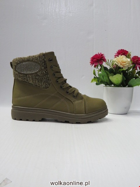 Botki Damskie 8121 KHAKI 36-41