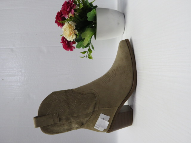 Botki Damskie 9609A KHAKI 36-41