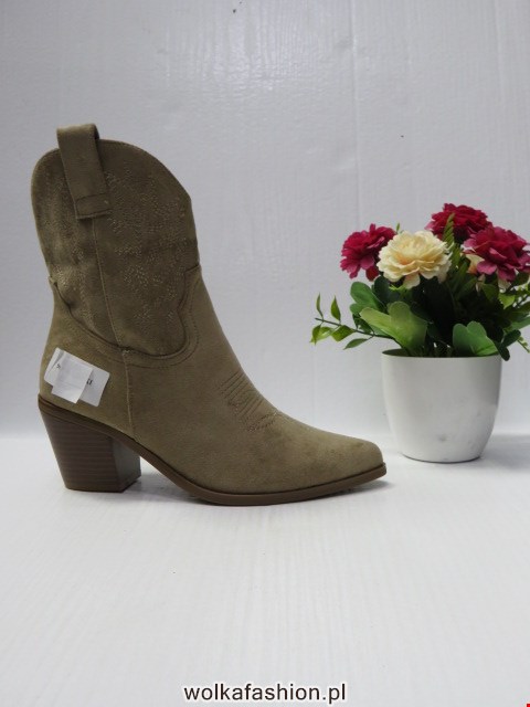 Botki Damskie 9609A KHAKI 36-41