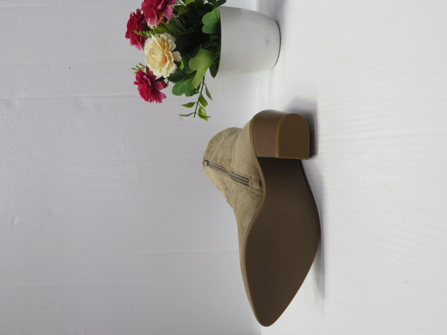 Botki Damskie 9609A KHAKI 36-41 2