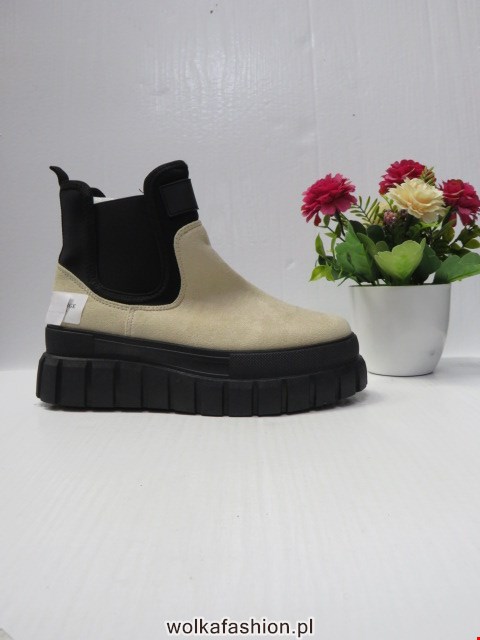 Botki Damskie WW075 BEIGE 36-41
