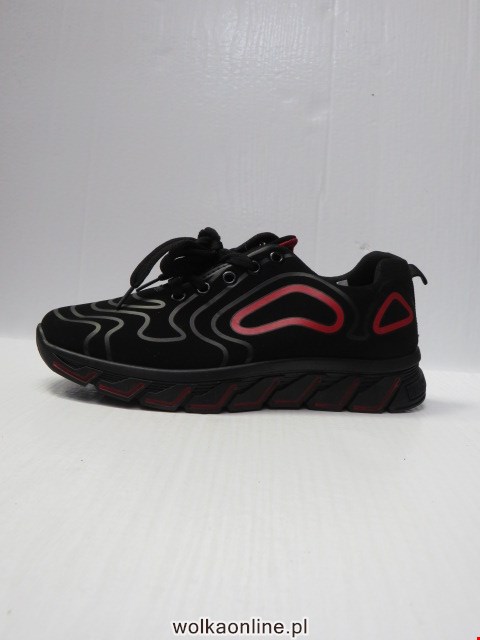 Sportowe męskie A-5 BLACK/RED 40-45