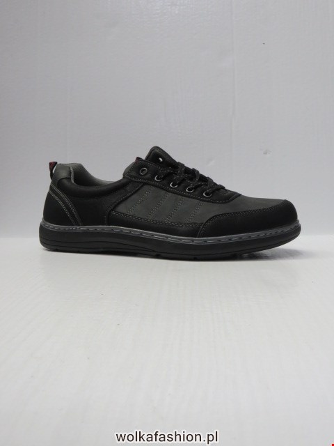 Sportowe męskie F22-2 BLACK/GREY 40-46