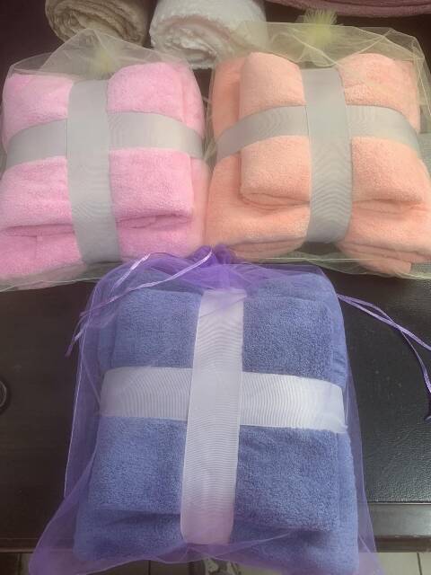 Komplet Ręcznik 2 Części 0930 Mix kolor 70x140,50x100 1